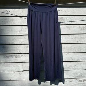 Fa TARSE Navy Soft harem, lightweight, pants, stretchy, soft pockets, plus size